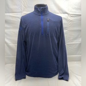 Men’s Under Armour Qaurter Zip Pullover Size Large Blue